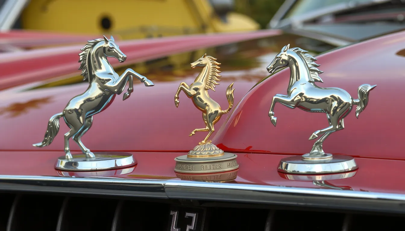 marque voiture logo cheval