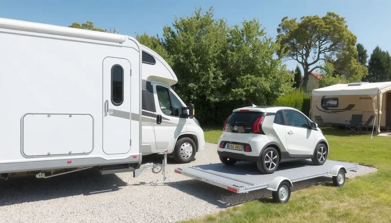 voiture légère pour camping car